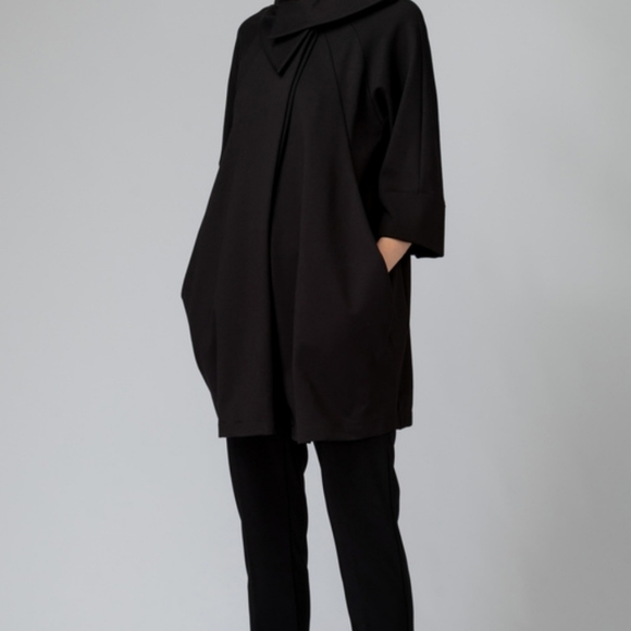 Cowl Neck Coat - Picture 2 of 4